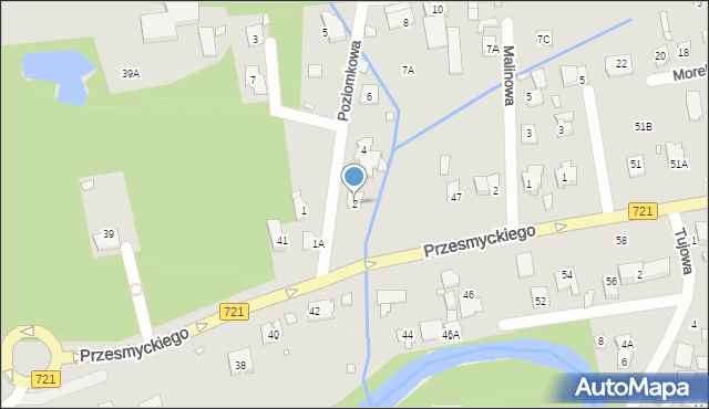 Piaseczno, Poziomkowa, 2, mapa Piaseczno