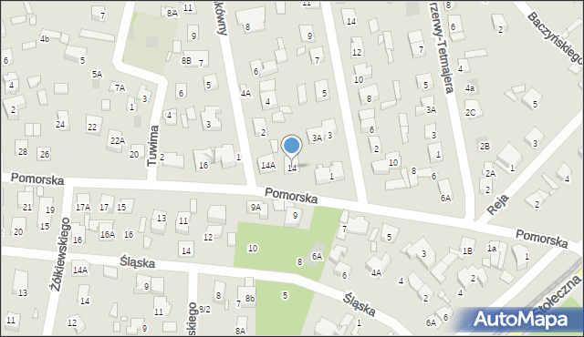 Piaseczno, Pomorska, 12, mapa Piaseczno