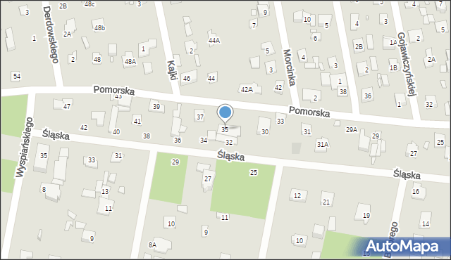 Piaseczno, Pomorska, 35, mapa Piaseczno