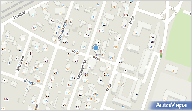 Piastów, Pola Wincentego, 4, mapa Piastów