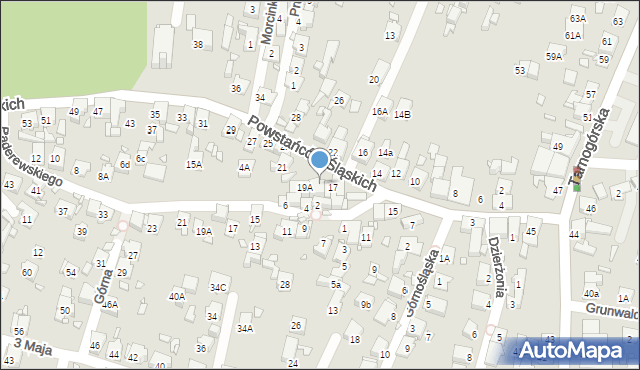 Piekary Śląskie, Powstańców Śląskich, 19, mapa Piekary Śląskie