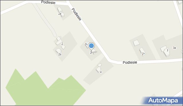 Pielgrzymowice, Podlesie, 2i, mapa Pielgrzymowice