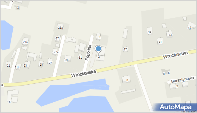 Pietrzykowice, Pogodna, 2, mapa Pietrzykowice