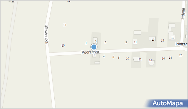 Pińczyce, Podrzarze, 2, mapa Pińczyce