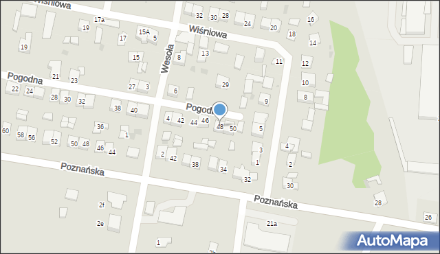 Piotrków Kujawski, Pogodna, 48, mapa Piotrków Kujawski