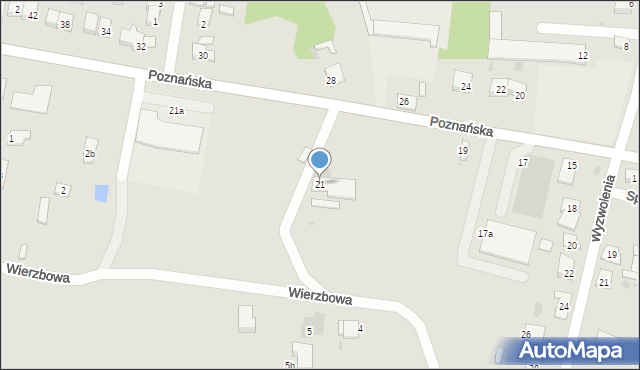 Piotrków Kujawski, Poznańska, 21, mapa Piotrków Kujawski