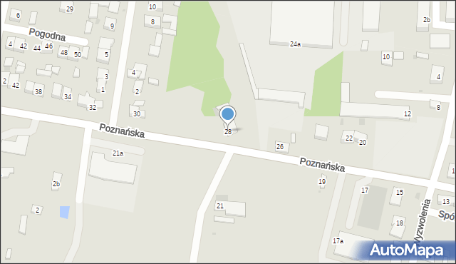 Piotrków Kujawski, Poznańska, 28, mapa Piotrków Kujawski