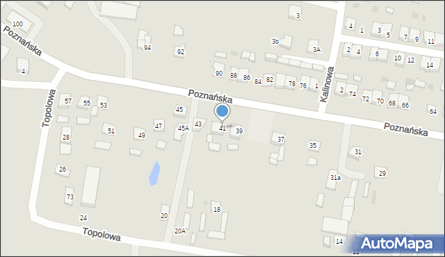 Piotrków Kujawski, Poznańska, 41, mapa Piotrków Kujawski