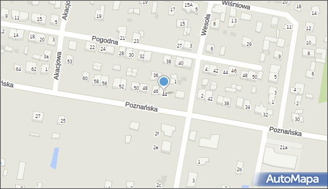 Piotrków Kujawski, Poznańska, 44, mapa Piotrków Kujawski