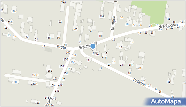 Piotrków Trybunalski, Poleśna, 2, mapa Piotrków Trybunalski