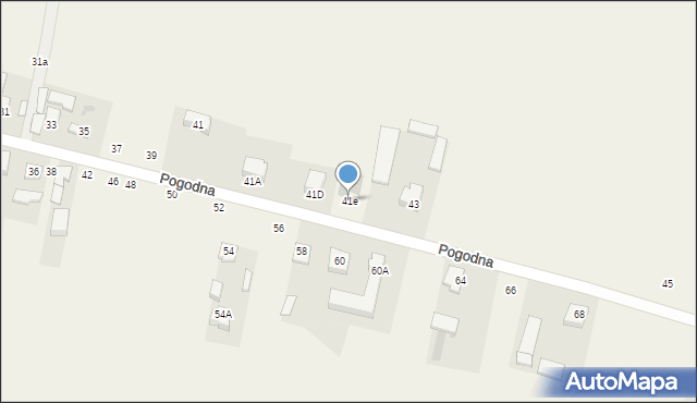 Piotrkówek Mały, Pogodna, 41e, mapa Piotrkówek Mały