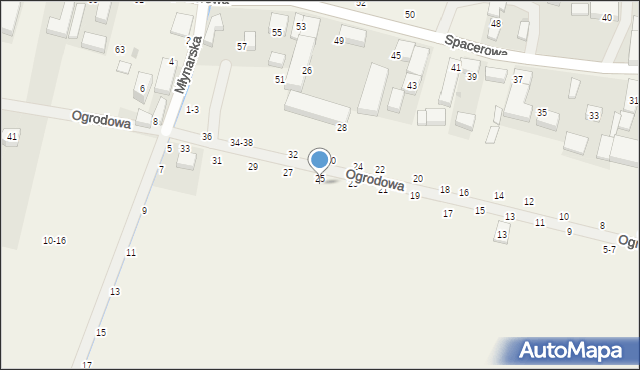 Piotrkowiczki, Pocztowa, 25, mapa Piotrkowiczki