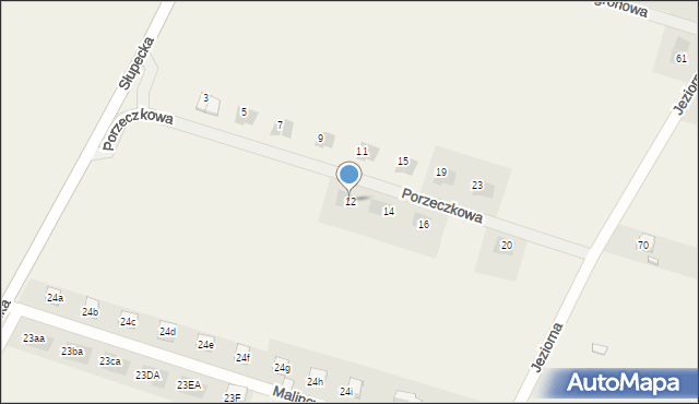 Piotrowice, Porzeczkowa, 12, mapa Piotrowice