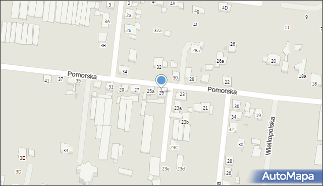 Pleszew, Pomorska, 25, mapa Pleszew