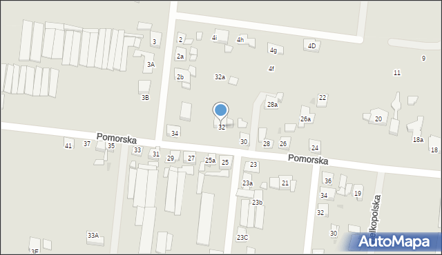 Pleszew, Pomorska, 32, mapa Pleszew