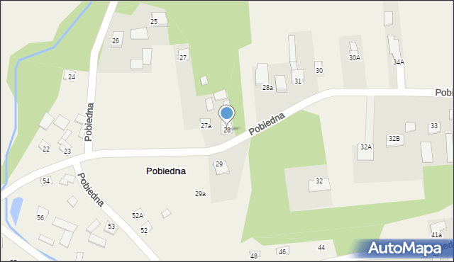Pobiedna, Pobiedna, 28, mapa Pobiedna