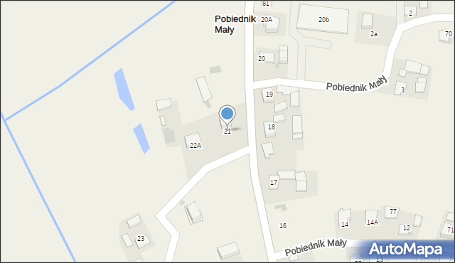 Pobiednik Mały, Pobiednik Mały, 21, mapa Pobiednik Mały