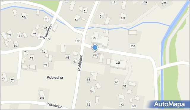 Pobiedno, Pobiedno, 109, mapa Pobiedno