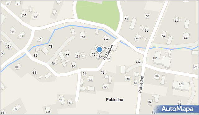 Pobiedno, Pobiedno, 110, mapa Pobiedno