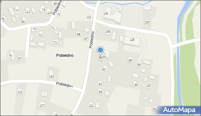 Pobiedno, Pobiedno, 64, mapa Pobiedno