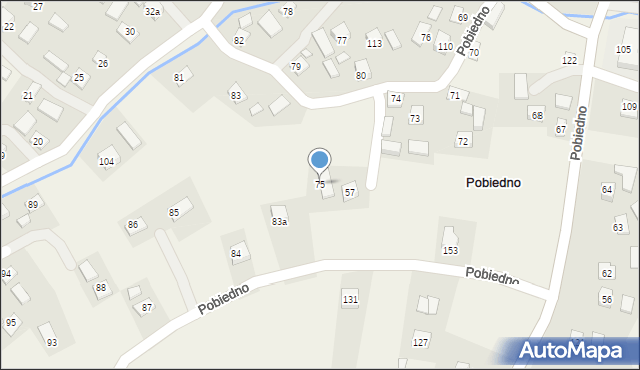 Pobiedno, Pobiedno, 75, mapa Pobiedno