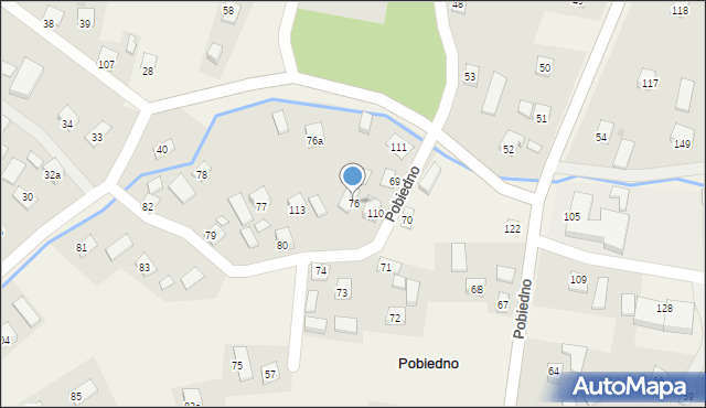 Pobiedno, Pobiedno, 76, mapa Pobiedno