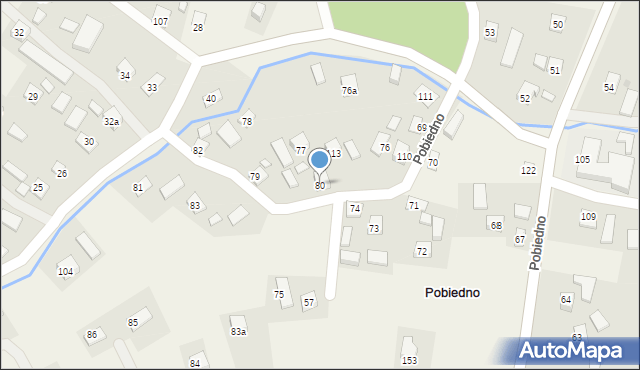 Pobiedno, Pobiedno, 80, mapa Pobiedno