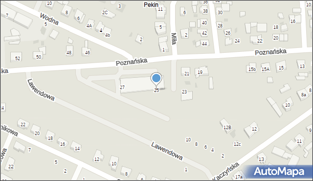 Pobiedziska, Poznańska, 25, mapa Pobiedziska