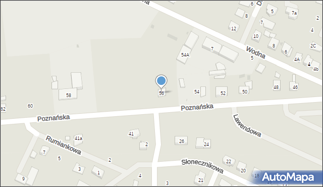 Pobiedziska, Poznańska, 56, mapa Pobiedziska