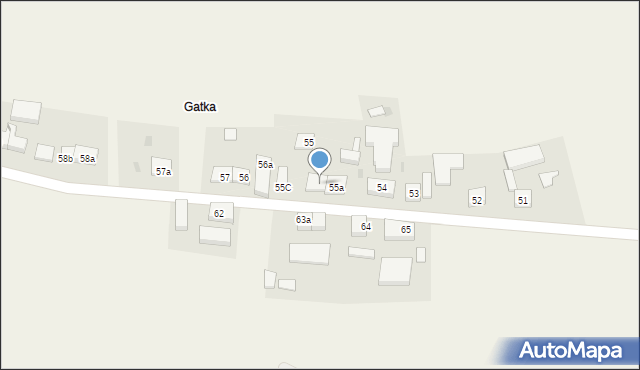 Pobłocie, Pobłocie, 55b, mapa Pobłocie