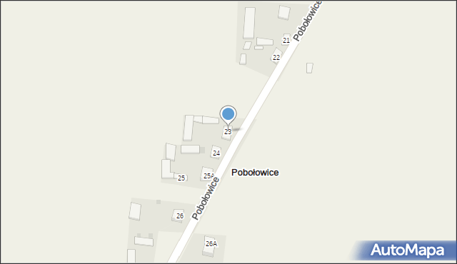 Pobołowice, Pobołowice, 23, mapa Pobołowice