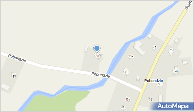 Pobondzie, Pobondzie, 36, mapa Pobondzie