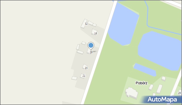 Pobórz, Pobórz, 19, mapa Pobórz