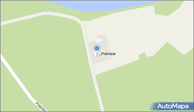 Pobrdzie, Pobrdzie, 1, mapa Pobrdzie