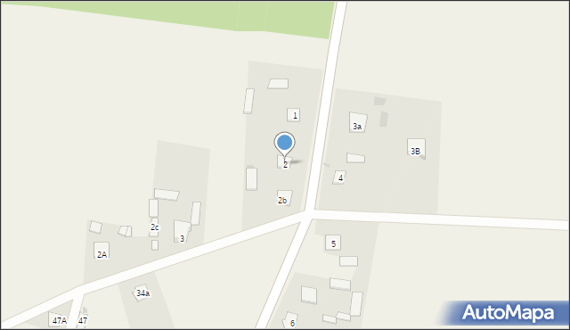 Pobyłkowo Małe, Pobyłkowo Małe, 2, mapa Pobyłkowo Małe