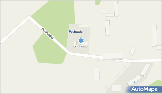 Pochwałki, Pochwałki, 6, mapa Pochwałki