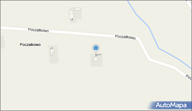 Poczałkowo Kolonia, Poczałkowo Kolonia, 19, mapa Poczałkowo Kolonia