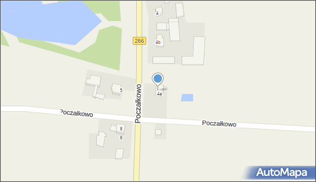 Poczałkowo Kolonia, Poczałkowo Kolonia, 4a, mapa Poczałkowo Kolonia