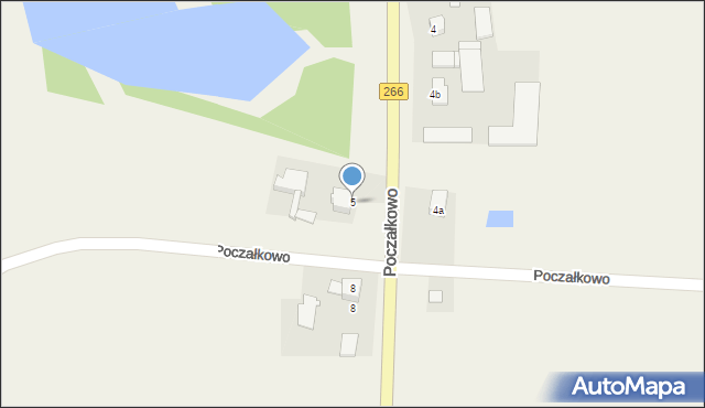 Poczałkowo Kolonia, Poczałkowo Kolonia, 5, mapa Poczałkowo Kolonia