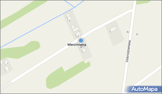 Poczołków, Poczołków, 3a, mapa Poczołków