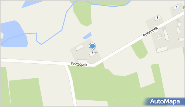 Poczopek, Poczopek, 4, mapa Poczopek