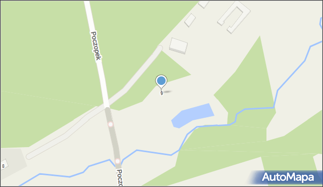 Poczopek, Poczopek, 9, mapa Poczopek