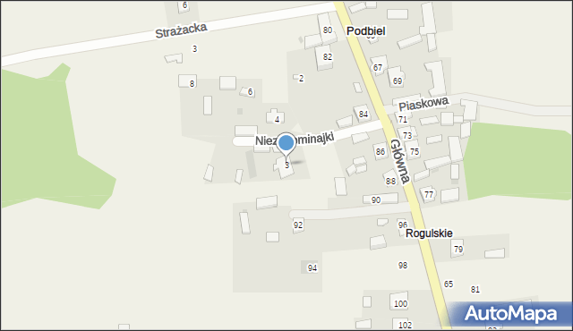 Podbiel, Podbiel, 38, mapa Podbiel