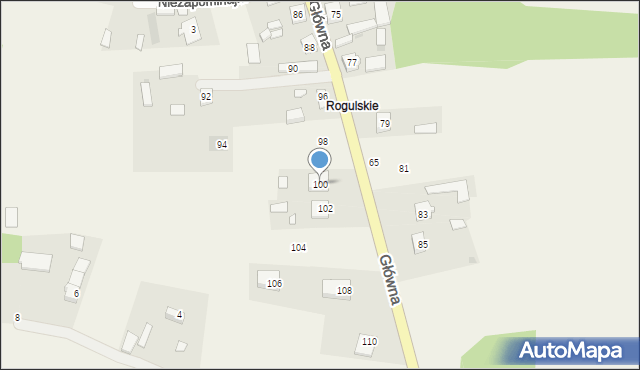 Podbiel, Podbiel, 50, mapa Podbiel