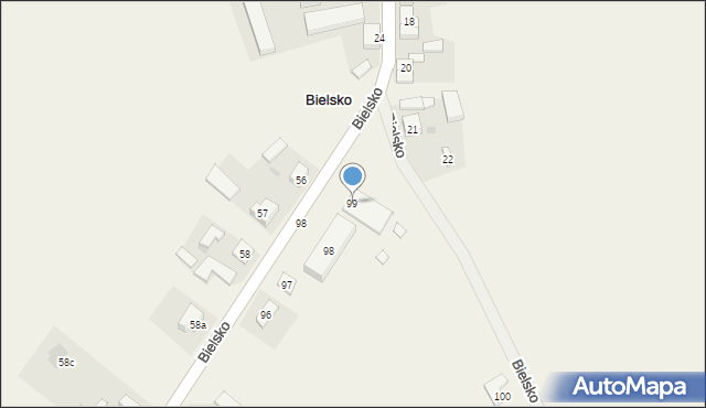 Podbielsko, Podbielsko, 99, mapa Podbielsko