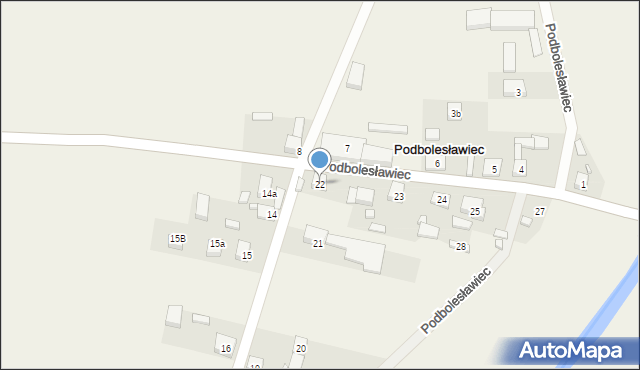 Podbolesławiec, Podbolesławiec, 22, mapa Podbolesławiec