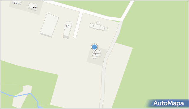 Podborsko, Podborsko, 13, mapa Podborsko