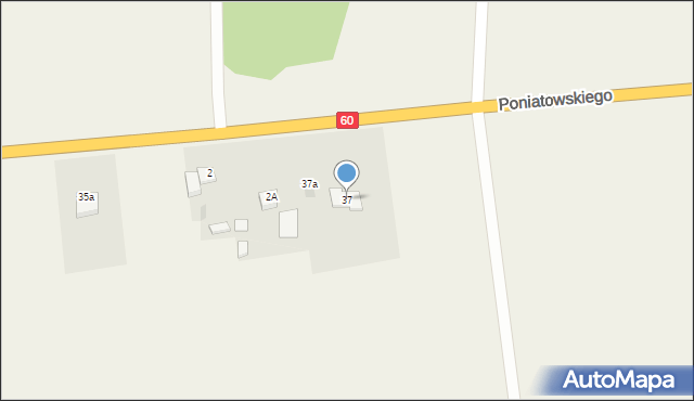 Podborze, Podborze, 37, mapa Podborze