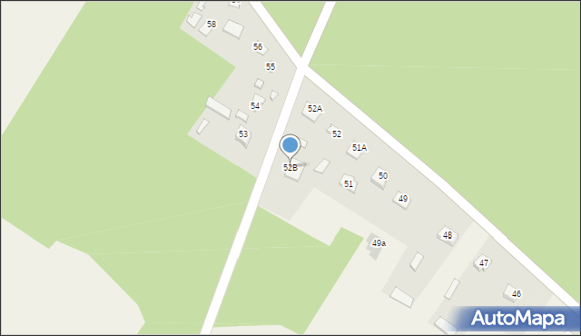 Podborze, Podborze, 52B, mapa Podborze