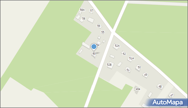 Podborze, Podborze, 53, mapa Podborze